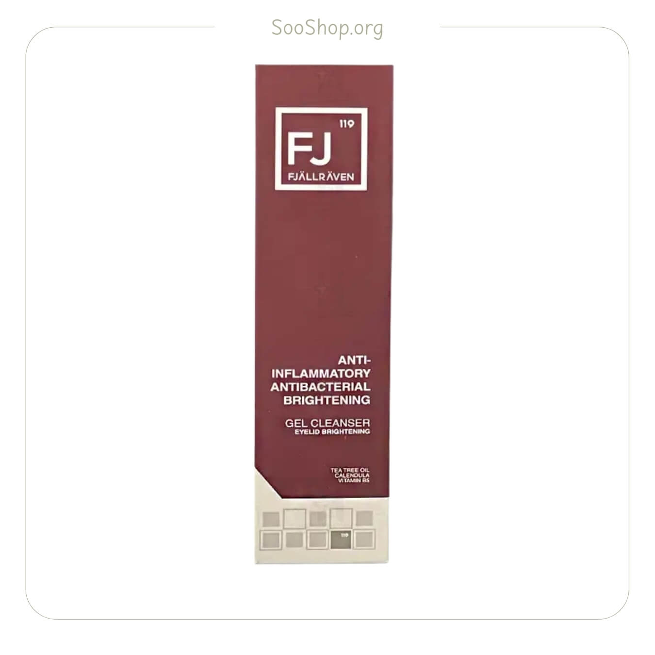 ژل شستشو روشن کننده و آنتی باکتریال دور چشم اف جالراون - 120 میل (FJÄLLRÄVEN - Eyelid Brightening Cleanser)